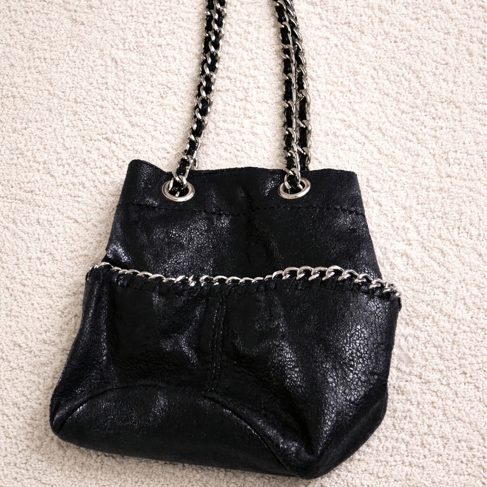 Chic Black Chain Strap Shoulder Bag